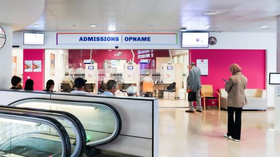 bureau d admission hospitalisation a la clinique saint-jean bruxelles